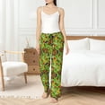 thumbnail image 5 of Uemuo Carrot Eggplant Pattern Women's Wide Leg Palazzo Lounge Pants with Pockets Light Weight Loose Comfy Casual Pajama Pants-, 5 of 9