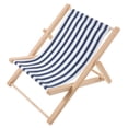 thumbnail image 1 of Artificial Beach Chair Model Landscape Wooden Beach Chair Mediterranean Style Decor, 1 of 4