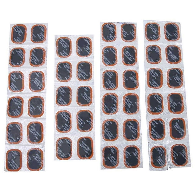 Oubit Patch de Chambre à Air, 48 Pcs Patch de Pneu de Vélo Performance de Premier Ordre