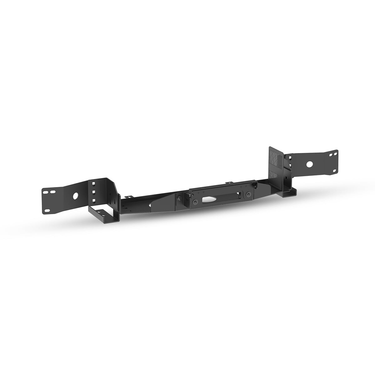 Front Bumper Winch Plate For 2007-2013 Toyota Tundra w/Licence Plate Bracket Accommodate winch weight capacity up to 12,000 pounds