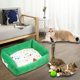 thumbnail image 4 of Perrera para mascotas, cama para perros y gatos, cojín rectangular, alfombrilla de tela cálida, suministros para mascotas, nido, 4 of 8