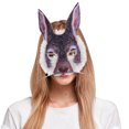 thumbnail image 3 of 1 UNID Decorativo Conejo Patrón Máscara Pascua Party Mask Mascarada Party Mask Prop, 3 of 6