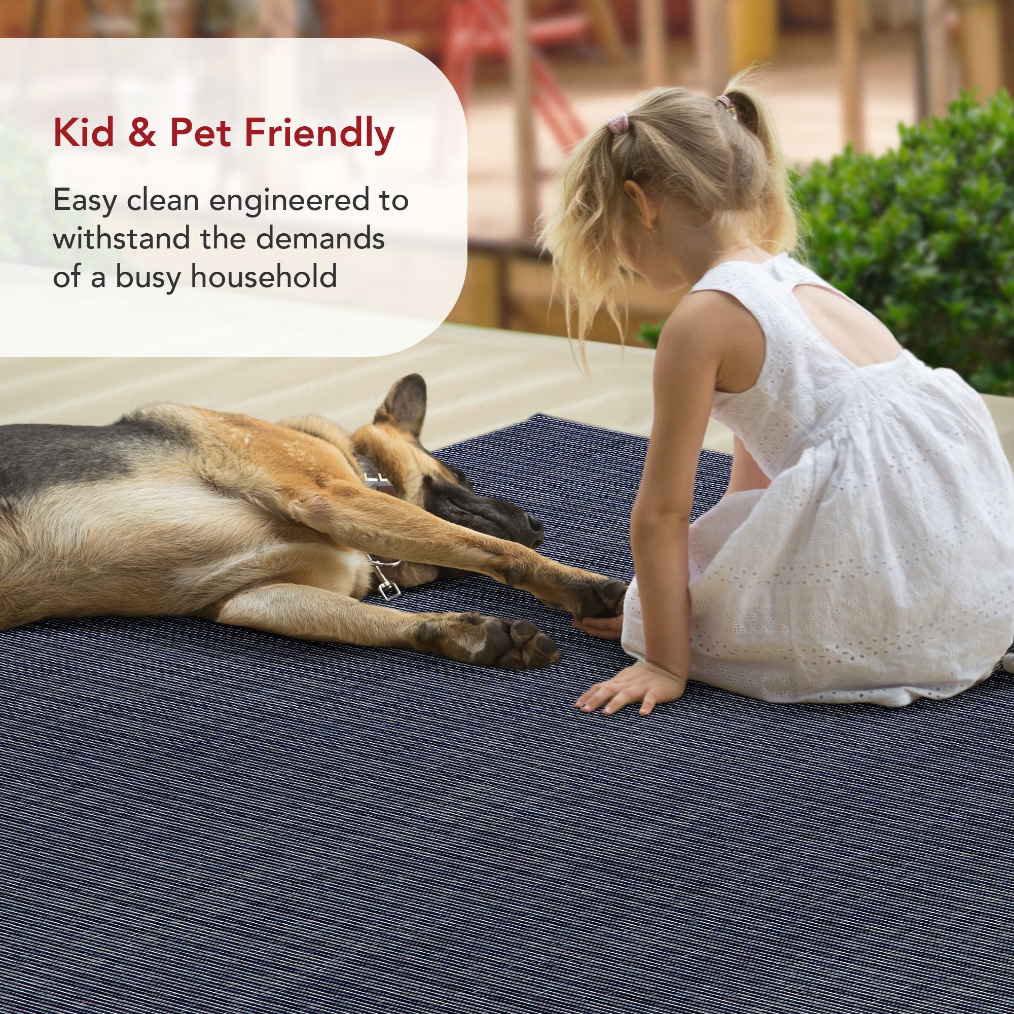 nuLOOM Nakia Transitional Indoor/Outdoor Area Rug, 8' x 10', Nakia Navy