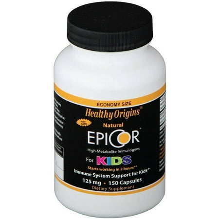 Healthy Origins Epicor High Metabolite Immunogens For Kids, Natural, 125mg, 150 CT