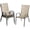Linen Brown, variant on Stackable Textilene Patio Chairs Set of 4/8, All-Weather Outdoor Dining Chairs, 20” Wide Seat, Sturdy Metal Frame for Garden, Backyard, Deck, Restaurant, Poolside, Camping & Lawn