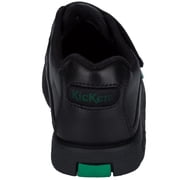 Boys Kickers Children Fragma Strap Shoe in Black