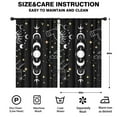 thumbnail image 2 of Blackout Kids Curtains,Black Gothic Sun Moon Hand Pattern Childrens Insulated Curtains Set Of 2,Bedroom Essentials,Toddler Room Decor 52x84in(132x213cm), 2 of 5