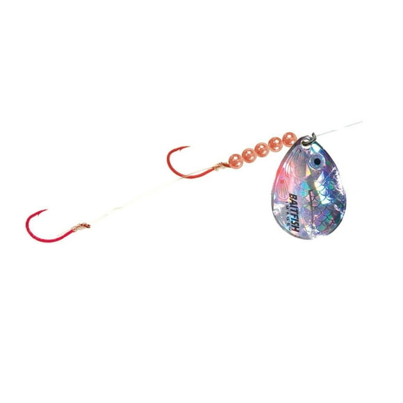 Northland RC3-3-NR Baitfish-Image Spinner Harness 4, 3/Cd Silver Shiner, Baitfish-Image Spinner Harness