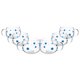 thumbnail image 1 of Set de 6 Tazas de Cristal con Planetas Azules 410 ML, 1 of 2