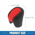 thumbnail image 5 of Unique Bargains Gear Shift Lever Cover Gear Shift Knob Trim for Honda Civic 11th Gen 22 Accord 10th Gen 18-22 Black Red, 5 of 7