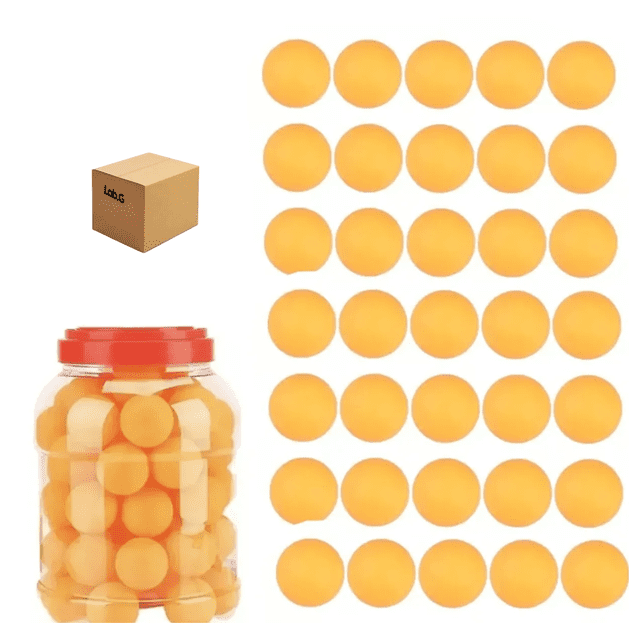 Pelotas Ping Pong 60 pzs Lab.G, Naranja