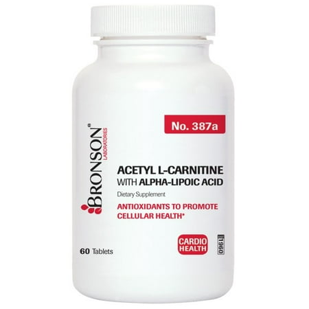 Bronson Acetyl L-carnitine 500 mg de l'acide alpha-lipoïque 200 mg - 60 comprimés