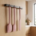 thumbnail image 3 of Unique Bargains 3Pcs Heat-Resistant Cooking Utensils Kitchen Spatula Set Pink, 3 of 5