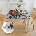 thumbnail image 2 of HAOXIT Rectangle Linen Table Cloth for Dinner Parties Table Cover 36*36, 2 of 8