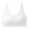 thumbnail image 6 of Purcolt Girls Seamless Cotton Sports Bra Comfortable Wide Strap Sleep & Training Bralettes Athletic Workout Bra for Yoga Running Dance, Teens 9-15 Years, 6 of 7