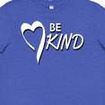 thumbnail image 4 of Inktastic Be Kind with Heart Ribbon in White Text Youth T-Shirt, 4 of 5