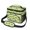 Rooster and Sunflower, variant on Rooster and Pumpkin Green Pattern Insulated Lunch Box for Women Men, Medium Leakproof Cooler Bag with Adjustable Strap, 10"x6.7"x8"