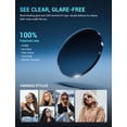 thumbnail image 4 of Gafas de sol polarizadas clásicas cuadradas TIJN UV400 para hombres y mujeres, 4 of 6