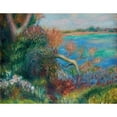thumbnail image 2 of William James Glackens 14x12 Gold Ornate Wood Frame and Double Matted Museum Art Print Titled - River Bank (circa 1920), 2 of 4