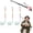 3PCS, variant on High Sensitivity Night Fishing Float Bite Alert for Fishing Rods, Fish Bite Alarm for Fishing Rod, Sensitive Buzzer Alert with LED Light, Compatible with Lure, Slip Float and Raft Rods