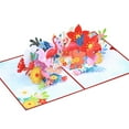 thumbnail image 6 of Florals Flamingo Popup Cards Popup Flower Gift Cards,Handmade Greeting Cards,Mother Day Cards Popup Birthday Cards, 6 of 8