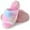 Multicolor, variant on Open Toe Cross Band Fuzzy Womens Slippers Fluffy House Slippers with Memory Foam