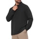 thumbnail image 4 of INSPIRE CHIC Polo Básico de Golf de Manga Larga Clásico para Hombre Color Sólido L Negro, 4 of 6