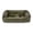 Green, variant on Vibrant Life Medium Flannel Waffle Texture Bolster Cat or Dog Bed, Blue, 21" x 25"