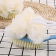 thumbnail image 3 of 3 PACK Shower Body Brush with Bristles and Loofah, Back Scrubber Long Handle Exfoliating Brush for Wet or Dry Mothers Day Gifts, 3 of 5