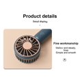 thumbnail image 4 of Inteprter Ventilador portátil de mano, pequeño forro recargable, para hacer ejercicio, leer, viajar, mochilero, acampar, ventiladores de Type4 NO4, 4 of 6