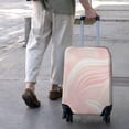 thumbnail image 3 of Pink Gold Wave Marble Luggage Cover Fashion Suitcase Cover Baggage Covers Fit 25-28 Inch Luggage (Go Travel), 3 of 5