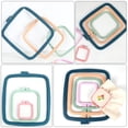 thumbnail image 3 of 3pcs Reusable Embroidery Circle Hoops DIY Craft Sewing Hoops Adjustable Stitching Hoops, 3 of 8