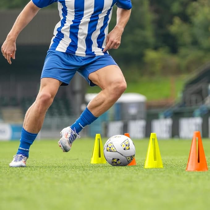 FORZA Flexi Training Cones (10 Pack) – Flexible, Durable Agility Cones for Sports Training & Drills, Available in Multiple Colors