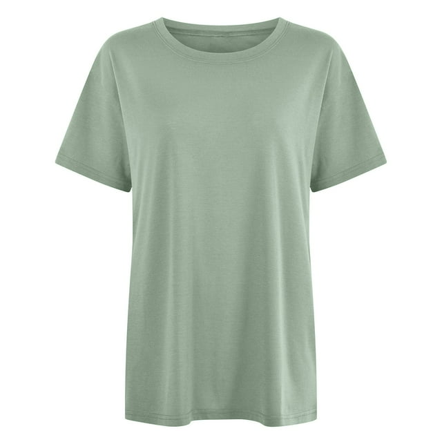T-shirt Uni à Manches Courtes à Col Rond pour Femmes Grande Taille, Haut de Compression, Chandails de Compression pour Femmes à Manches Longues, T-Shirt pour Femmes à Manches Longues, Hauts Superposables pour Femmes, Chandail Athlétique à Manches Longues pour Femmes, Uni