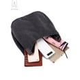 thumbnail image 2 of Gustave Women Fashion Multi-pocket Canvas Shoulder Bag Casual Hobo Handbags Totes Satchels "Black", 2 of 7