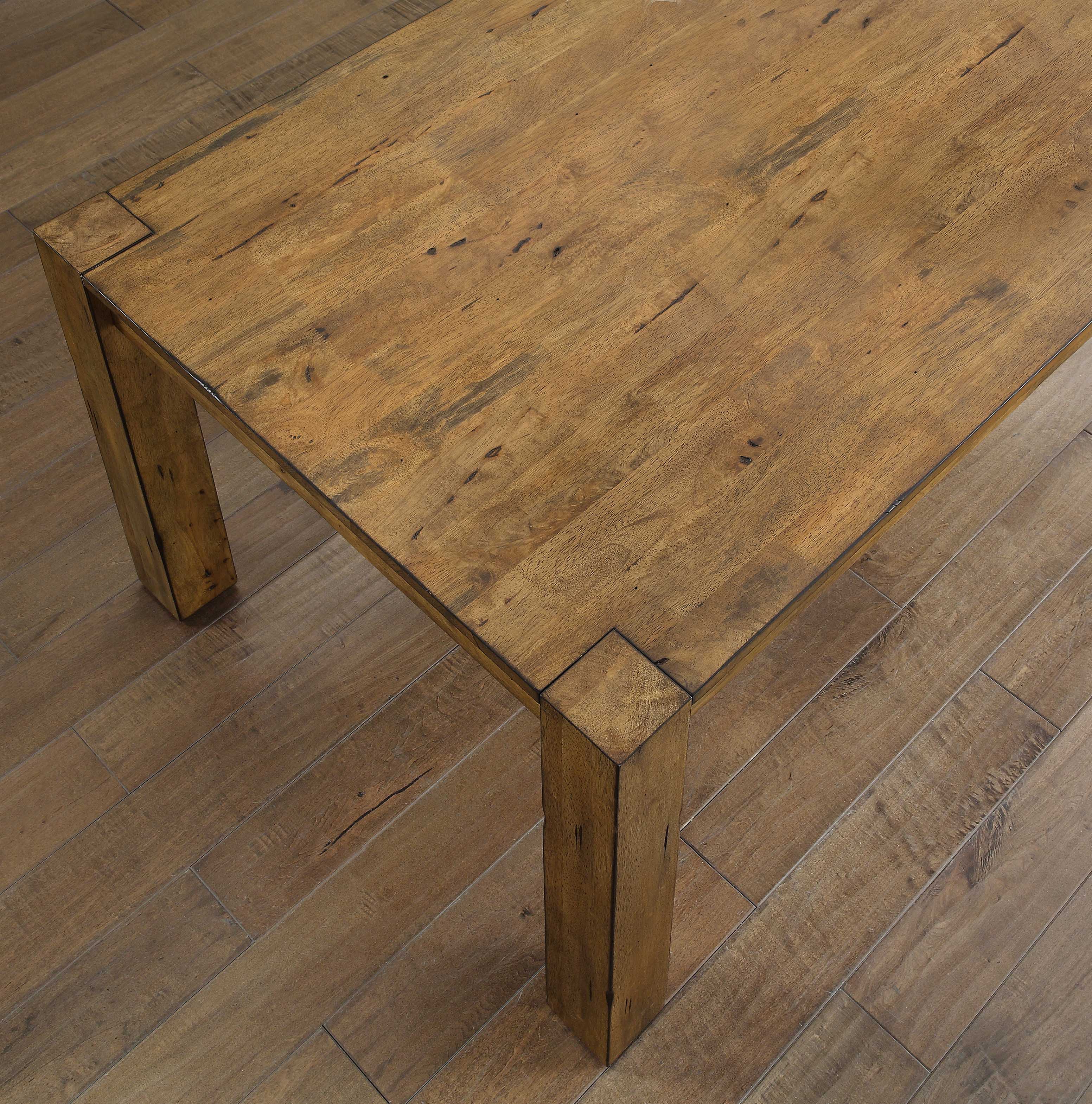 Better Homes & Gardens Bryant Solid Wood Dining Table, Rustic Brown - image 8 of 14