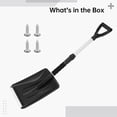 thumbnail image 6 of Portable Snow Shovel Kit, Aluminum Alloy ABS Snow Shovel for Truck Car Camping Outdoor Activity, 6 of 7