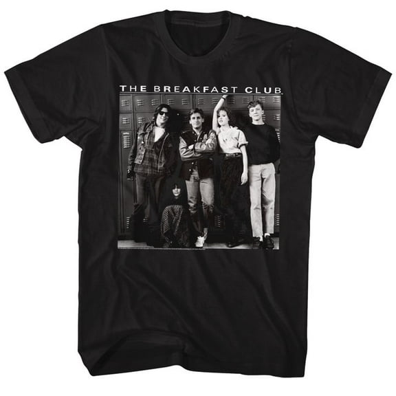 Breakfast Club Bee Ehn Doubleyoo Black Adult T-Shirt Xlt