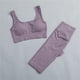 thumbnail image 2 of Gibobby Conjunto de yoga para mujer Conjunto de ropa de yoga Moda Sexy Correr al libre Desnudo Ropa deportiva Ropa deportiva de secado rápido ajustada(Oro Rosa,CH), 2 of 3