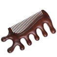 thumbnail image 3 of Peine para masaje del cuero cabelludo, peine de madera, peine de dientes anchos, peine de madera multifunción, masajeador del cuero cabelludo, 3 of 8