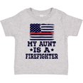 thumbnail image 3 of Inktastic Firefighter Flag Aunt Boys or Girls Toddler T-Shirt, 3 of 5