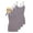 Grey, variant on Women's Camisole Cotton Stretch Undershirt with Adjustable Strap Tank Top 4 Pack (Heather Charcoal) Large