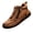Brown_011, variant on Women's Side Zip Orthopedic Leather Trainers, Non Slip Lightweight Casual Walking Shoes for Dressy & Outdoor Wear White 12（EU-47）
