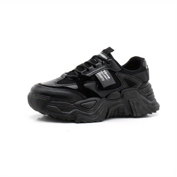 Zapatillas De Plataforma De Malla Transpirable Para Mujer, Zapatos Casuales Con Cordones Para Exteriores, Cómodos Zapatos Bajos Para Caminar