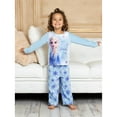 thumbnail image 3 of Frozen II Girls Pajama Top and Lounge Pants Sleepwear Set, Elsa, Size: 3T, Disney, 3 of 8