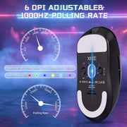 ATTACK SHARK X8SE Mouse with Grip Tape for Large Hand, 55g SUPERLIGHT, PixArt PAW3311 Gaming Sensor, BT/2.4G Wireless/Wired, Adjustable DPI up to 25000, 500mAh Battery (Black)