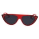 thumbnail image 4 of Gafas de terre de gato para mujer Lentes de gradiente clásico Tonos de moda vintage Gafas tamaño 400 , marco rojo y lente gris negro, se describe BLESIY Gafas de sol de la moda de las mujeres, 4 of 6