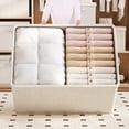 thumbnail image 4 of Decoración del hogar, baúles de almacenamiento, bolsa de almacenamiento, cesta de almacenamiento, estante de almacenamiento, estantes de almacenamiento, caja de almacenamiento blanca plegable y lavabl, 4 of 8