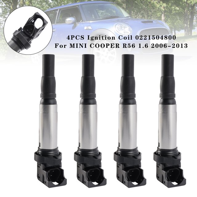 4PCS Ignition Coil 0221504800 For MINI COOPER R56 1.6 2006-2013