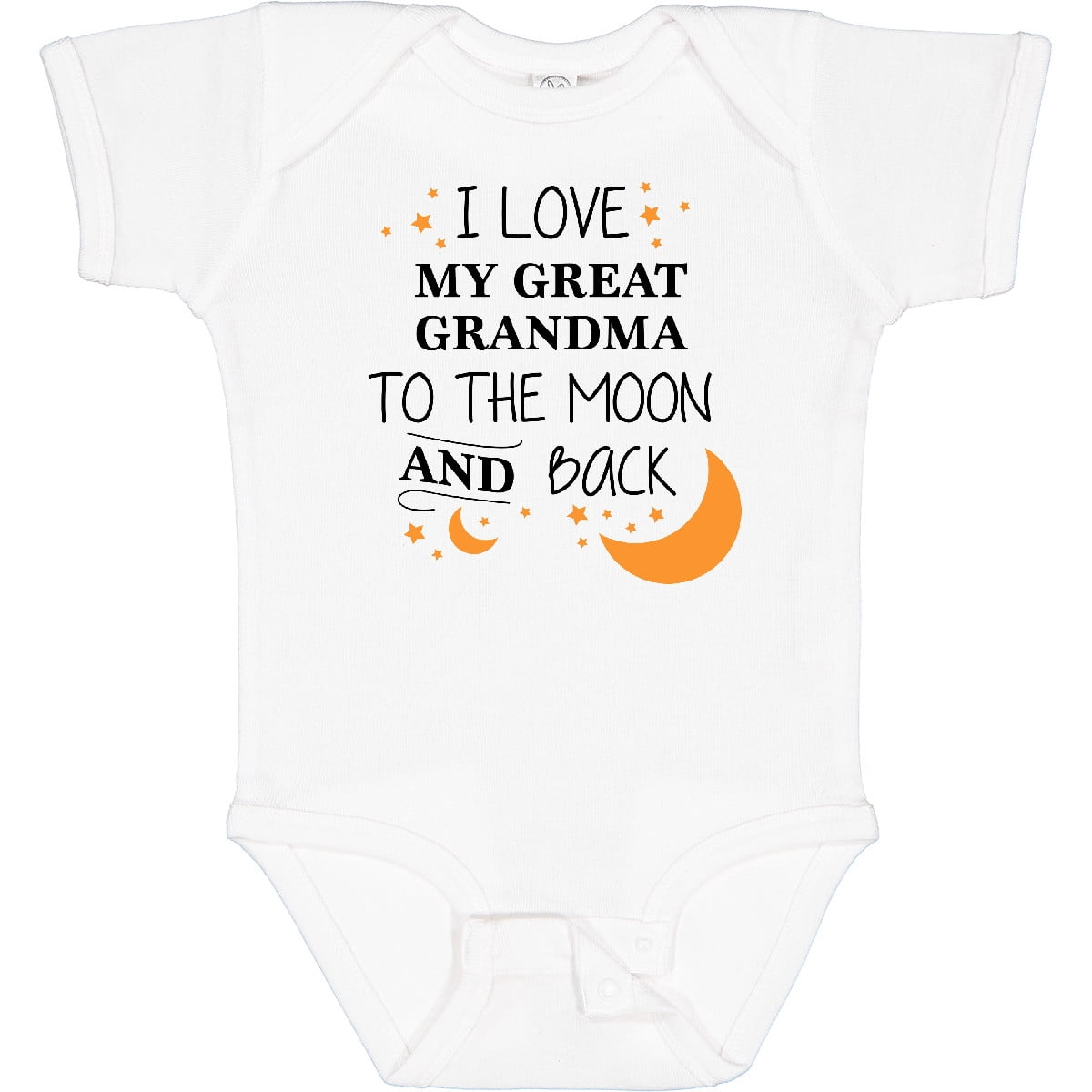 Inktastic I Love My Great Grandma to the Moon and Back Boys or Girls Baby Bodysuit